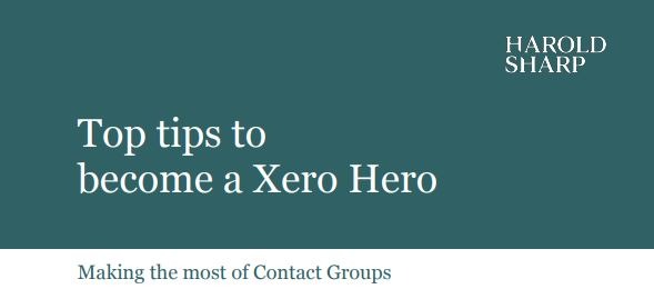 xero contact groups