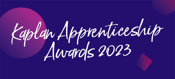Recognition for Mentoring & Support at the Kaplan Apprenticeship Awards